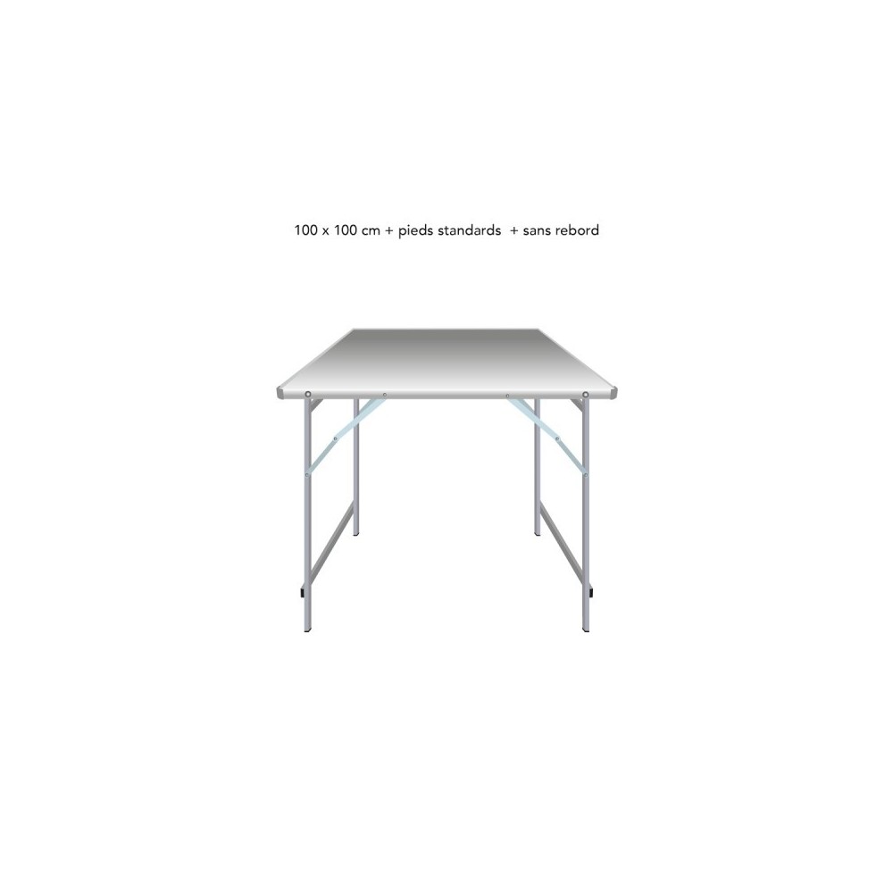 Table droite déclinable – Table de marché primeur | Matériel Forain