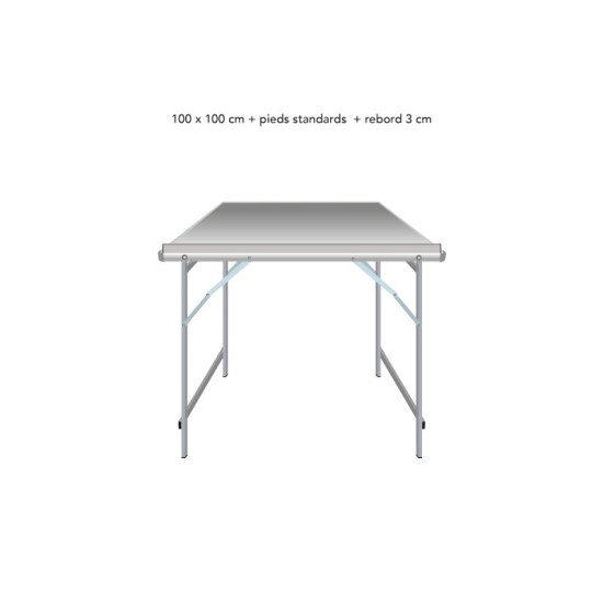 Table droite déclinable – Table de marché primeur | Matériel Forain