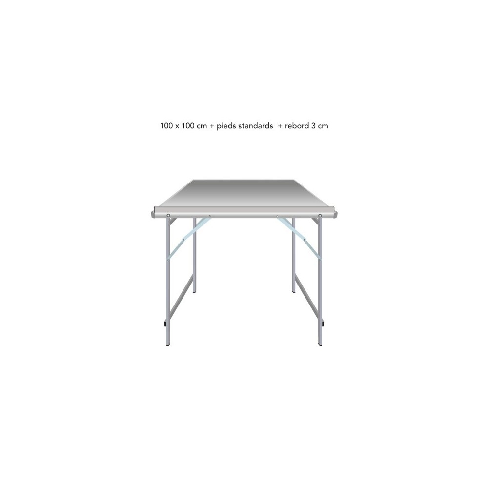 Table droite déclinable – Table de marché primeur | Matériel Forain