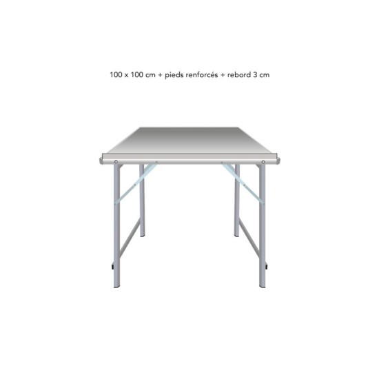 Table droite déclinable – Table de marché primeur | Matériel Forain