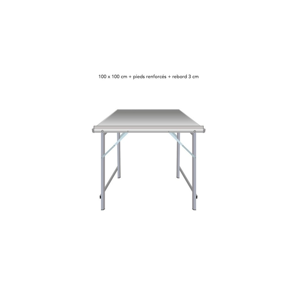 Table droite déclinable – Table de marché primeur | Matériel Forain