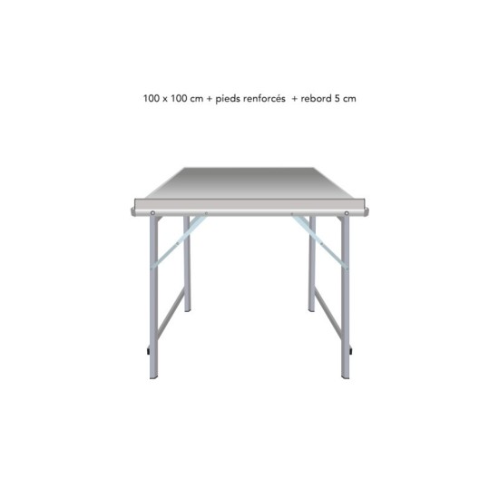 Table droite déclinable – Table de marché primeur | Matériel Forain
