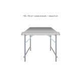 Table droite déclinable – Table de marché primeur | Matériel Forain