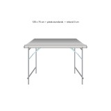 Table droite déclinable – Table de marché primeur | Matériel Forain