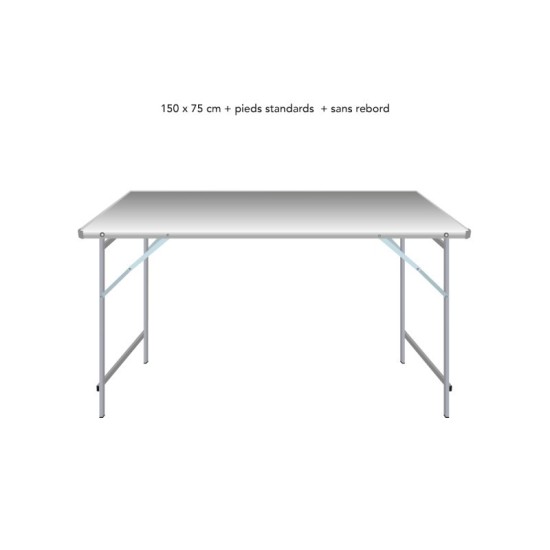 Table droite déclinable – Table de marché primeur | Matériel Forain