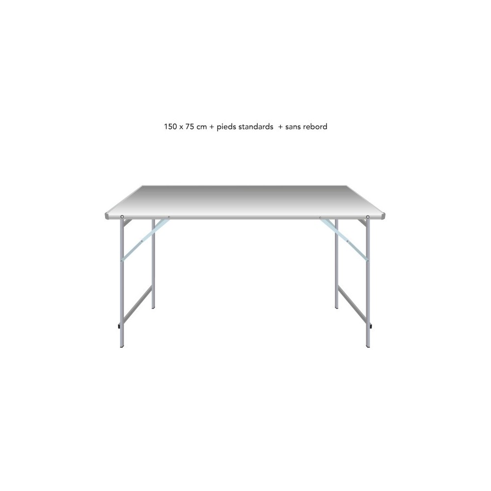 Table droite déclinable – Table de marché primeur | Matériel Forain