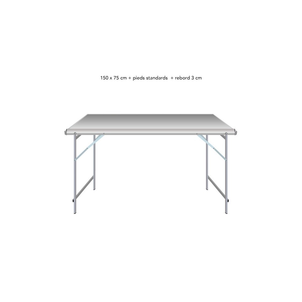 Table droite déclinable – Table de marché primeur | Matériel Forain